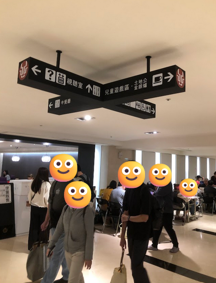 The very crowded cafeteria in the basement of True Dragon Temple’s Columbarium